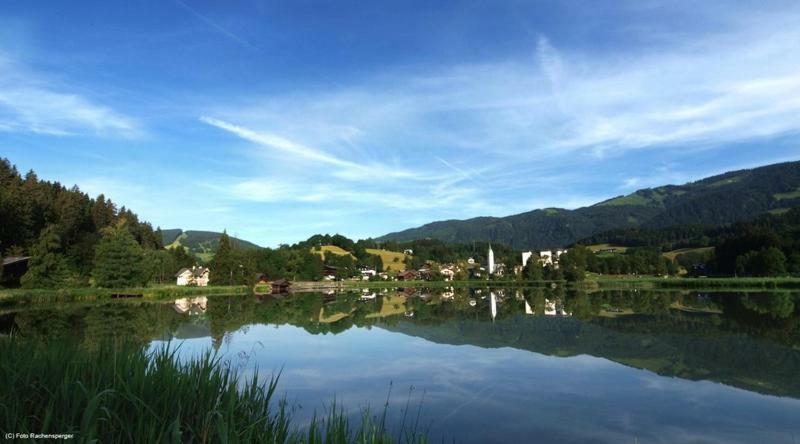 Biobergbauernhof Bergzeit Apartment In Goldegg Ngoại thất bức ảnh